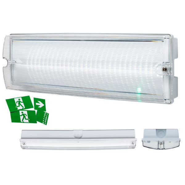 230V IP65 4W LED Emergency Bulkhead (maintained/non-maintained)