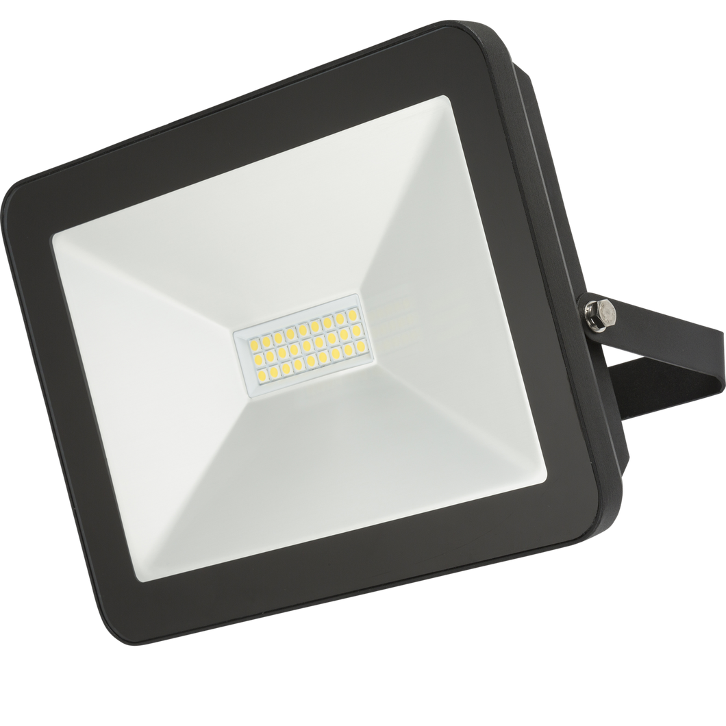 230V IP65 100W LED Black Die-Cast Aluminium Floodlight 4000K