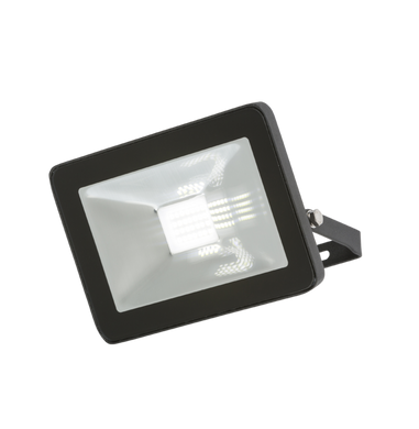 230V IP65 30W LED Black Die-Cast Aluminium Floodlight 4000K