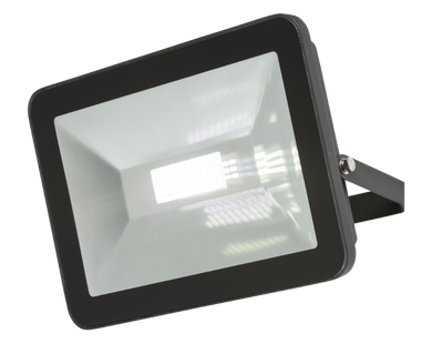 230V IP65 80W LED Black Die-Cast Aluminium Floodlight 4000K