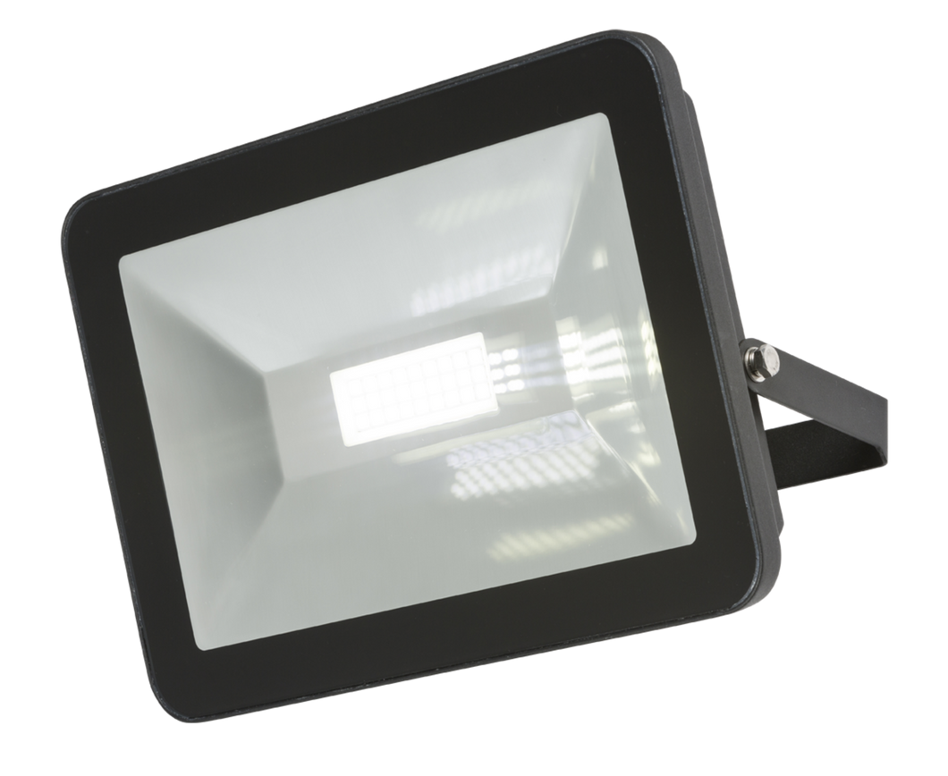 230V IP65 80W LED Black Die-Cast Aluminium Floodlight 4000K