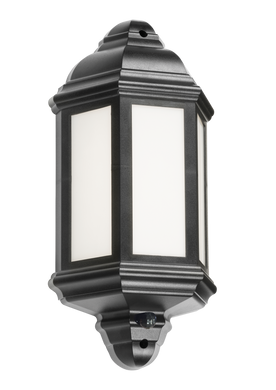 230V IP54 LED Half Wall Lantern with PIR