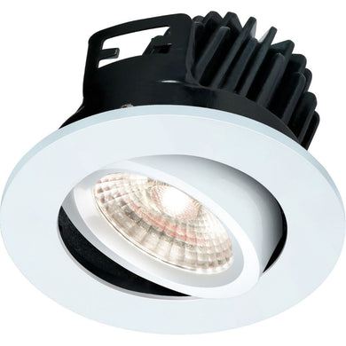 7 Watt 490lm Fire Rated Cool White LED Tilt Downlight