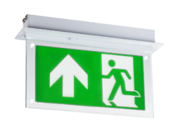 230V 2W Recessed LED Emergency Exit sign (maintained use only)