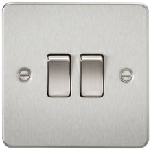 10A 2G Flat Plate 2-Way Switch - Steel City Lighting