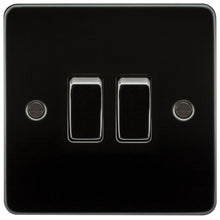 10A 2G Flat Plate 2-Way Switch - Steel City Lighting