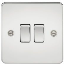 10A 2G Flat Plate 2-Way Switch - Steel City Lighting