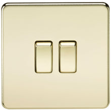 10A 2G Screwless 2 Way Switch - Steel City Lighting