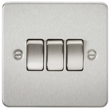 10A 3G Flat Plate 2-Way Switch - Steel City Lighting