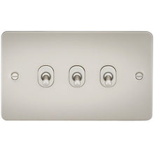 10A 3G Flat Plate 2-Way Toggle Switch - Steel City Lighting