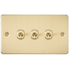 10A 3G Flat Plate 2-Way Toggle Switch - Steel City Lighting