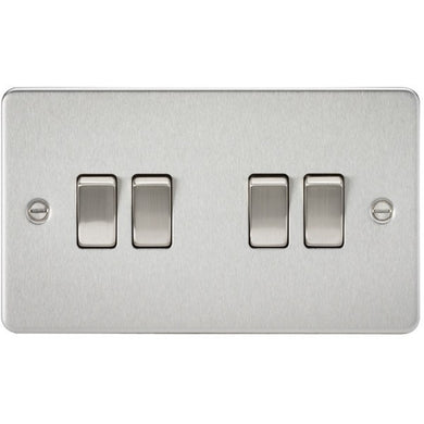 10A 4G Flat Plate 2-Way Switch - Steel City Lighting