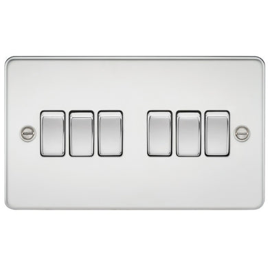 10A 6G Flat Plate 2-Way Switch - Steel City Lighting