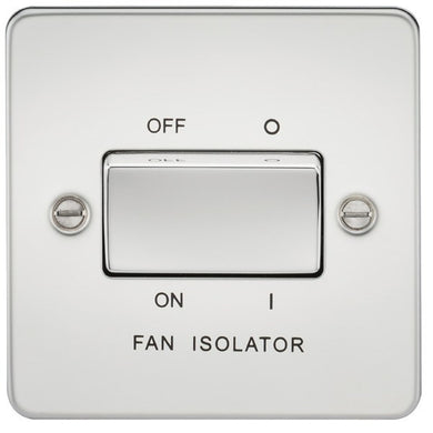 10A Flat Plate 3-Pole Fan Isolator Switch - Steel City Lighting