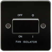 10A Flat Plate 3-Pole Fan Isolator Switch - Steel City Lighting