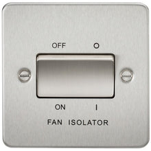 10A Flat Plate 3-Pole Fan Isolator Switch - Steel City Lighting