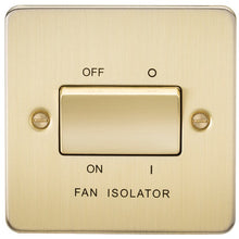 10A Flat Plate 3-Pole Fan Isolator Switch - Steel City Lighting