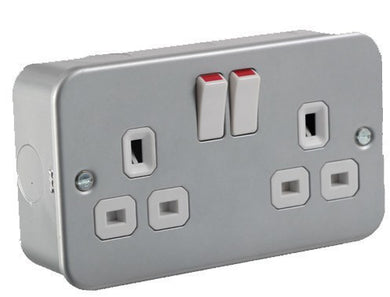 13A 2G DP Switched Socket - Steel City Lighting