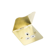 Accessories - Flat Plate 1G Unswitched Floor Socket