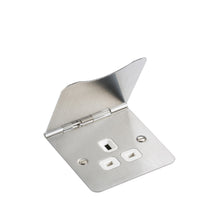 Accessories - Flat Plate 1G Unswitched Floor Socket