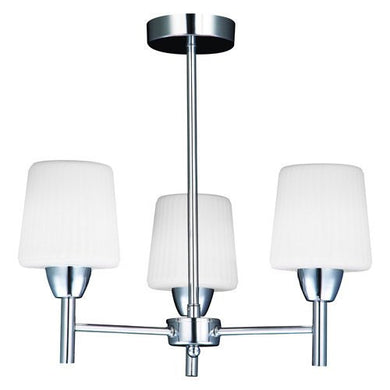 Bathroom Wall & Ceiling Lights - Aquarius 3 Light IP44 Bathroom Ceiling Light