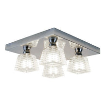 Bathroom Wall & Ceiling Lights - Aquila 4 Light IP44 Bathroom Ceiling Light