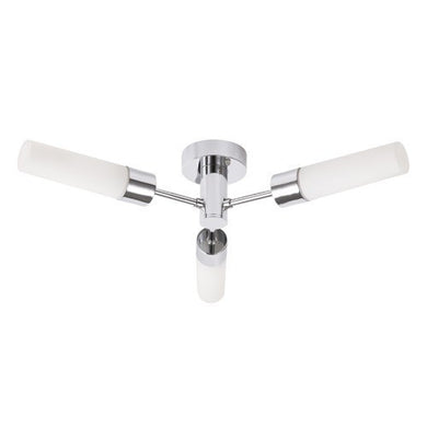 Bathroom Wall & Ceiling Lights - Aries 3 Light IP44 Bathroom Ceiling Light