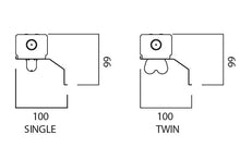 14/24 Watt 2ft Single/Twin Asymmetrical Reflector - Steel City Lighting