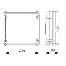 14 Watt 1,232lm LED Square IP65 Surface Bulkhead - Steel City Lighting