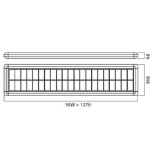 Commercial Lighting - 2 X 36 Watt T8 HF CAT2 Louvre Surface Modular Light