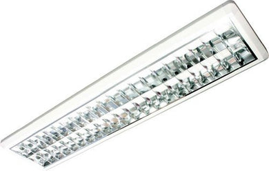 Commercial Lighting - 2 X 58 Watt T8 HF CAT2 Louvre Surface Modular Light