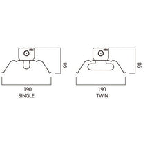 Commercial Lighting - 36 Watt 4ft Single/Twin Aluminium Reflector