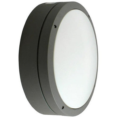 Commercial Lighting - 38 Watt 2D IP65 Grey Scimiter External Bulkhead