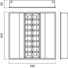 Commercial Lighting - 4 X 14 Watt T5 Semi Recessed Direct/Indirect Modular Light