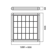 Commercial Lighting - 4 X 18 Watt T8 HF CAT2 Louvre Surface Modular Light