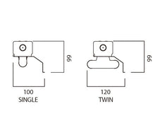 Commercial Lighting - 58 Watt 5ft Single/Twin Steel Asymmetrical Reflector