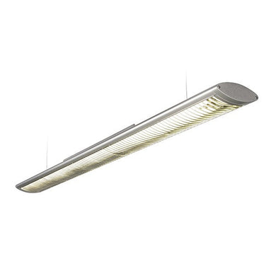 Commercial Lighting - Bosco 2 X 35W T5 Fluorescent Suspended - Aluminium Finish