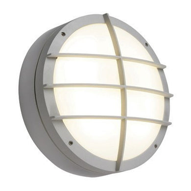 Commercial Lighting - Brook 28 Watt 2D IP65 Silver Grey Exterior Bulkhead