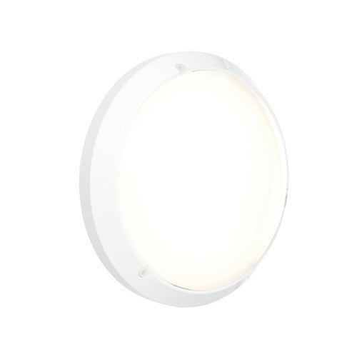 Commercial Lighting - Luella 9 Watt IP54 Natural White (4500K) LED Ceiling/Wall Light C/w Microwave Sensor