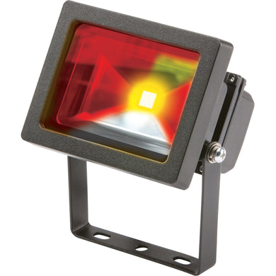 10 Watt LED RGB Colour Changing Mini Floodlight c/w Remote Control - Steel City Lighting