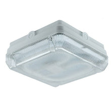 16 Watt 2D IP65 White Square Bulkhead - Steel City Lighting