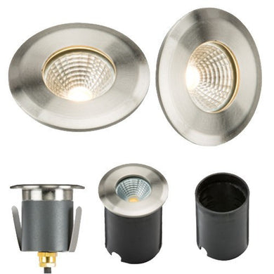 Domestic Lighting - 5 Watt IP65 LED RECESSED GROUND LIGHT