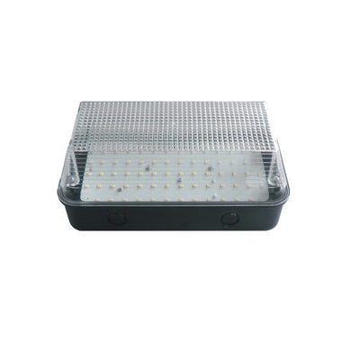 Domestic Lighting - 8 WATT LED Black Base Clear Diffuser - 6000K