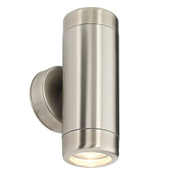 Domestic Lighting - Atlantis 2 X 35 Watt GU10 IP65 Stainless Steel Up/Down Wall Light