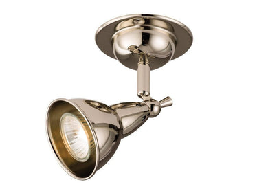 Domestic Lighting - Burbidge 3.5 Watt Warm White (2700K) LED Bright Nickel Spot Light