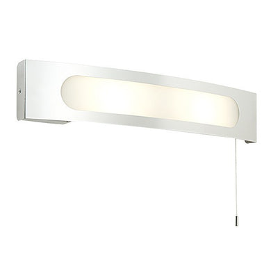 Domestic Lighting - Convesso 25 Watt Stainless Steel Wall Light With Shaver Socket