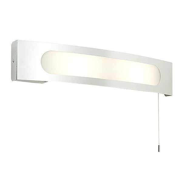 Domestic Lighting - Convesso 25 Watt Stainless Steel Wall Light With Shaver Socket