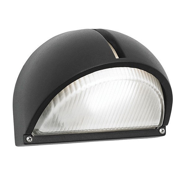 Domestic Lighting - Eyot 10 Watt IP44 Matt Black Wall Light