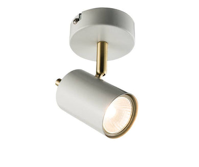 Domestic Lighting - Gull 3.5 Watt Warm White (2700K) LED Matt White Single Spot Light