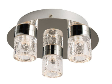 Domestic Lighting - Imperial 3 X 4 Watt IP44 Warm White (3000K) LED Chrome Bathroom Light